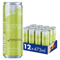 Red Bull Winter Edition Pistachio & Berries Energy Drink 473ml 12 Pack PM £2.80