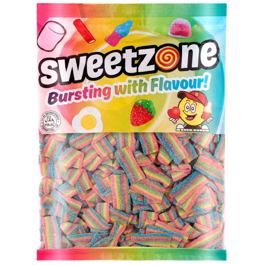 Sweetzone Fizzy Rainbow Bites Bag 1kg