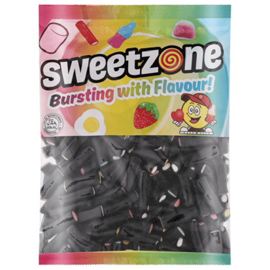 Sweetzone Liquorice Cream Rock Bag 1kg