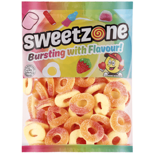 Sweetzone Sour Peach Rings Bag 1kg