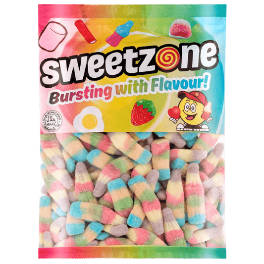 Sweetzone Fizzy Rainbow Bottles Bag 1kg