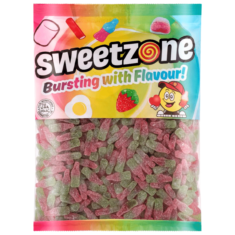 Sweetzone Fizzy Watermelon Bottles Bag 1kg