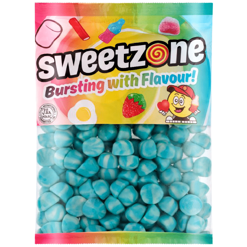 Sweetzone Blue Raspberry Twist Kisses Bag 1kg