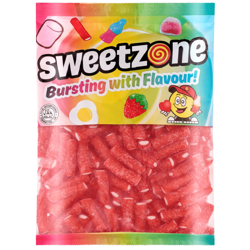 Sweetzone Fizzy Strawberry Filled Pencils Bag 1kg