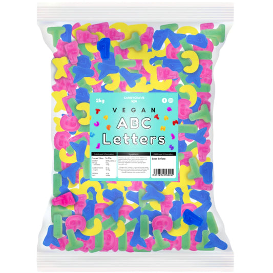 Candycrave Vegan ABC Letters Bag 2kg