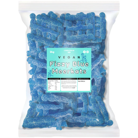 Candycrave Vegan Fizzy Blue Meerkats Bag 2kg