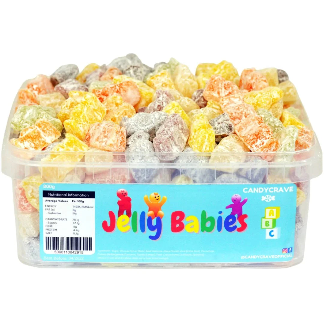 Candycrave Jelly Babies Tub 600g