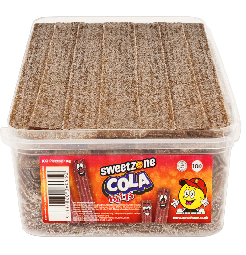 Sweetzone Belts Cola Tub (100pcs)