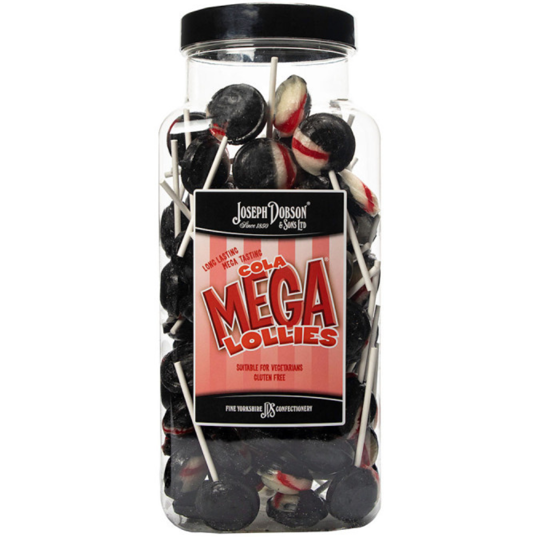 Dobsons Cola Mega Lollies Jar (90 Lollys)