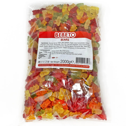 Bebeto Gummy Bears Bag 2kg