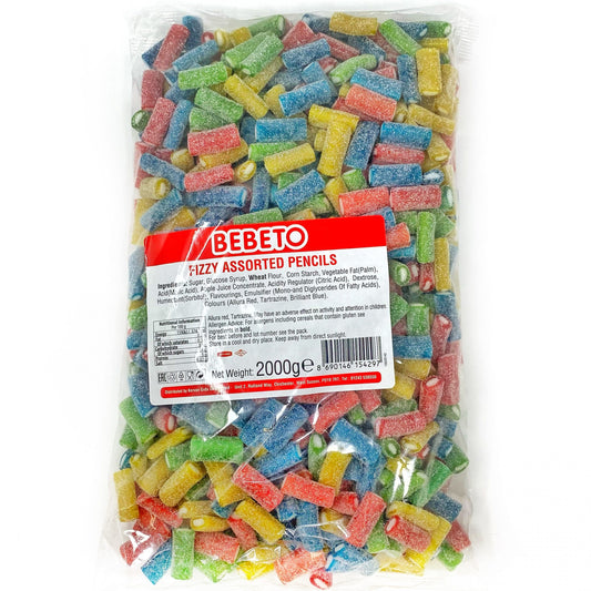 Bebeto Fizzy Rainbow Pencils Bag 2kg