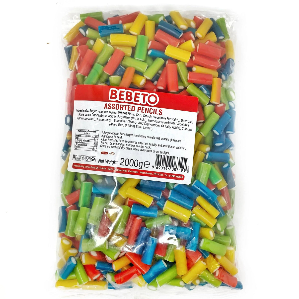 Bebeto Rainbow Pencils Bag 2kg