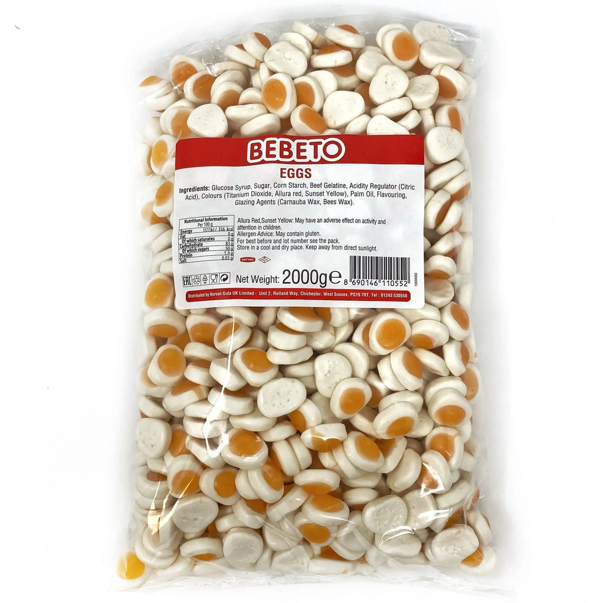 Bebeto Fried Eggs Bag 2kg