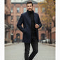 Avarati Men’s Long Sleeve Overcoat – Tailored Winter Dress Coat for Men - AVARATI