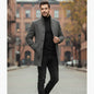 Avarati Men’s Long Sleeve Overcoat – Tailored Winter Dress Coat for Men - AVARATI