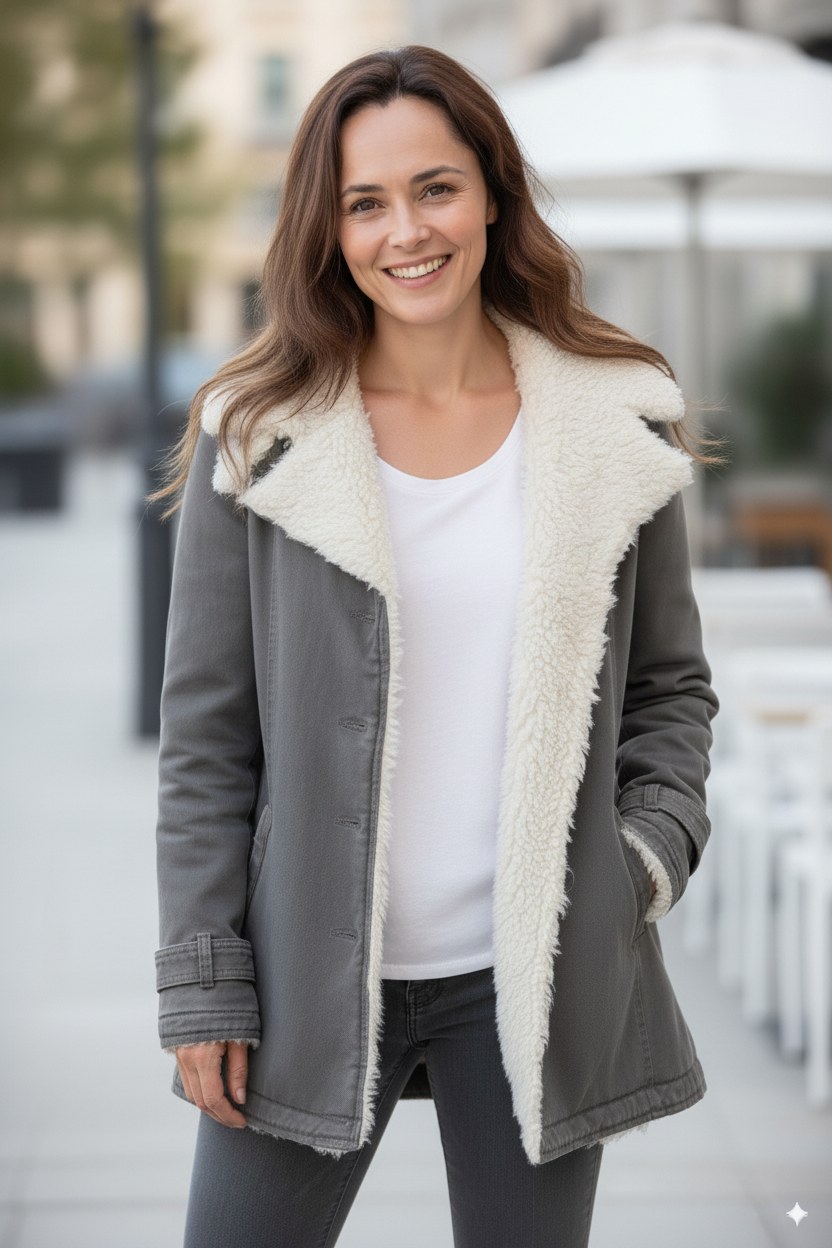 Avarati Everleigh Women’s Sherpa Lined Fleece Jacket