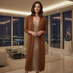 Avarati Elda Women’s Long Cardigan – Lightweight Open-Front Sweater with V-Neck | Soft, Breathable Layering Piece - AVARATI