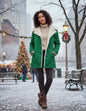 Avarati Aria Women’s Winter Jacket – Elegant Cotton Coat with Velvet Lining | Warm Autumn & Winter Outerwear - AVARATI