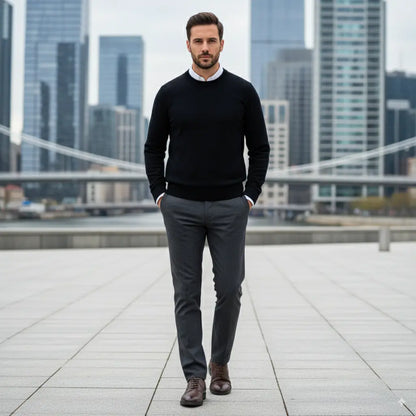 Avarati LuxeCashmere Men’s Sweater – Cashmere Pullover for Luxury Comfort - AVARATI