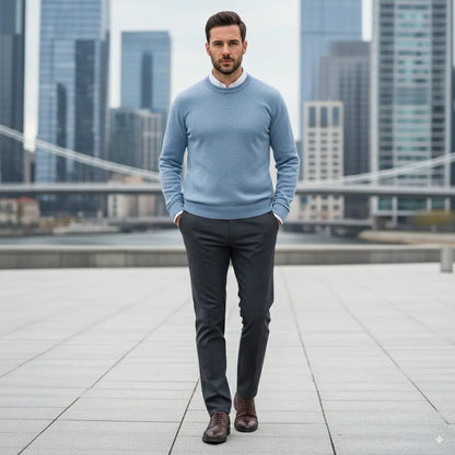 Avarati LuxeCashmere Men’s Sweater – Cashmere Pullover for Luxury Comfort - AVARATI