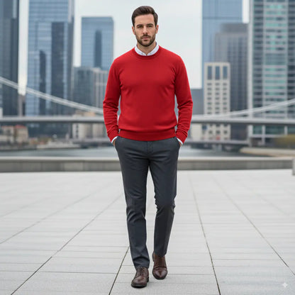Avarati LuxeCashmere Men’s Sweater – Cashmere Pullover for Luxury Comfort - AVARATI