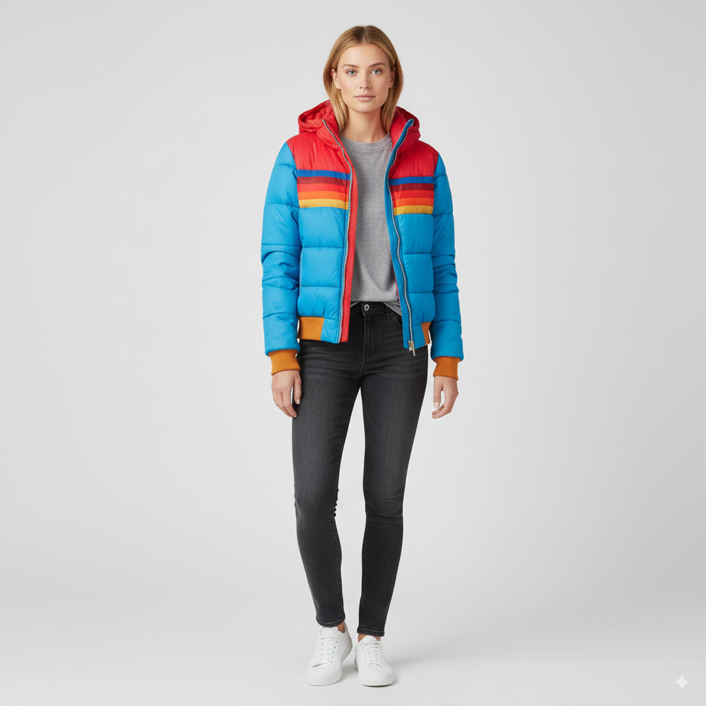 Avarati Retroblock Puffer Jacket