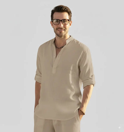 Avarati LinenEase Shirt – Premium Men’s Linen Shirt for Breathable Comfort & Timeless Style - AVARATI
