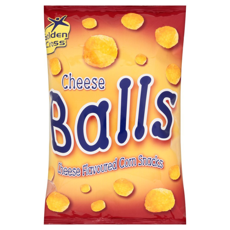 Golden Cross Cheese Balls Bag 150g (Case of 12)