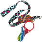 SoSweet Rock Lollipop Lanyard Green Leopard 60g (Case of 36)