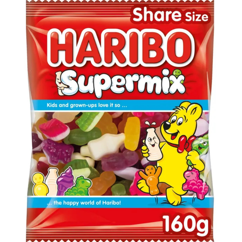 Haribo Supermix Bag 160g (Case of 12)