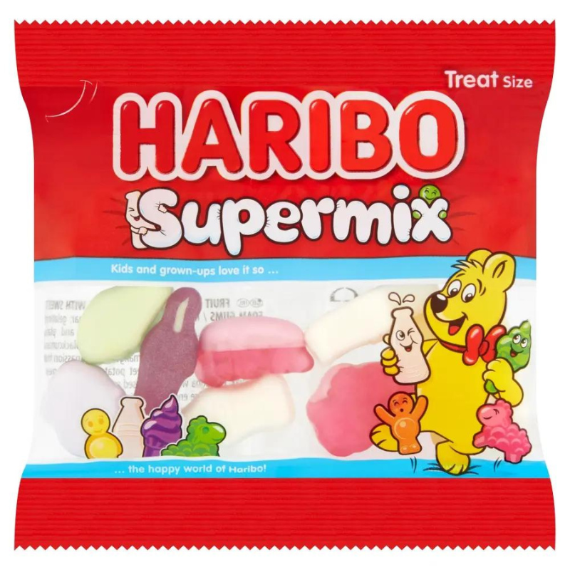 Haribo Supermix Mini Bag 16g (Case of 100)