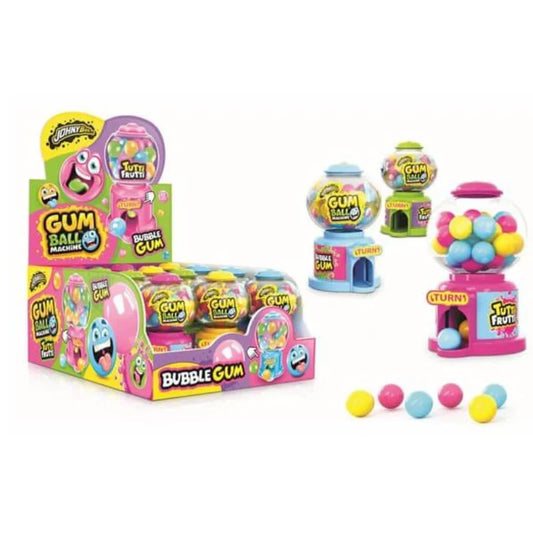 Johny Bee Mini Ball Gum Machine 30g (Case of 12)