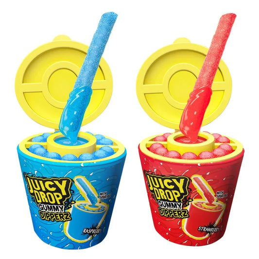 Bazooka Juicy Drop Gummy Dipperz 96g (Case of 8)