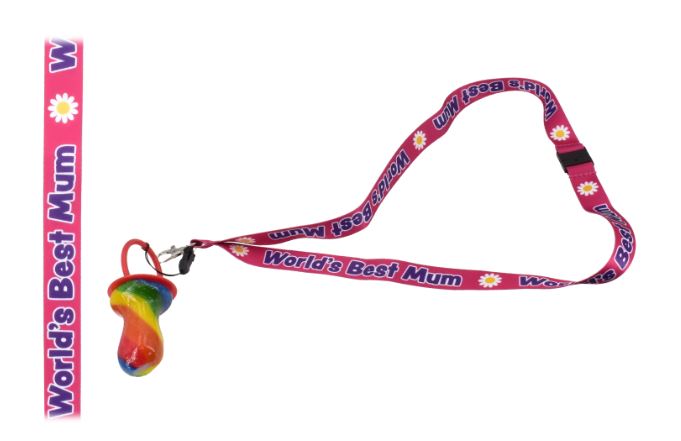 SoSweet Rock Lollipop Lanyard Mum 60g (Case of 36)