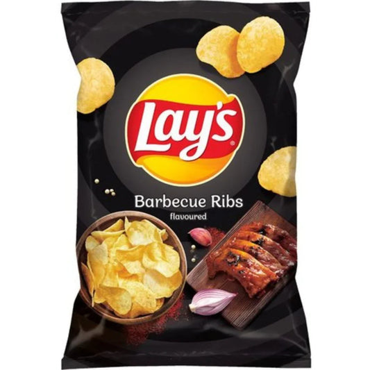 Lay's BBQ Ribs Bag 130g (Case of 21)