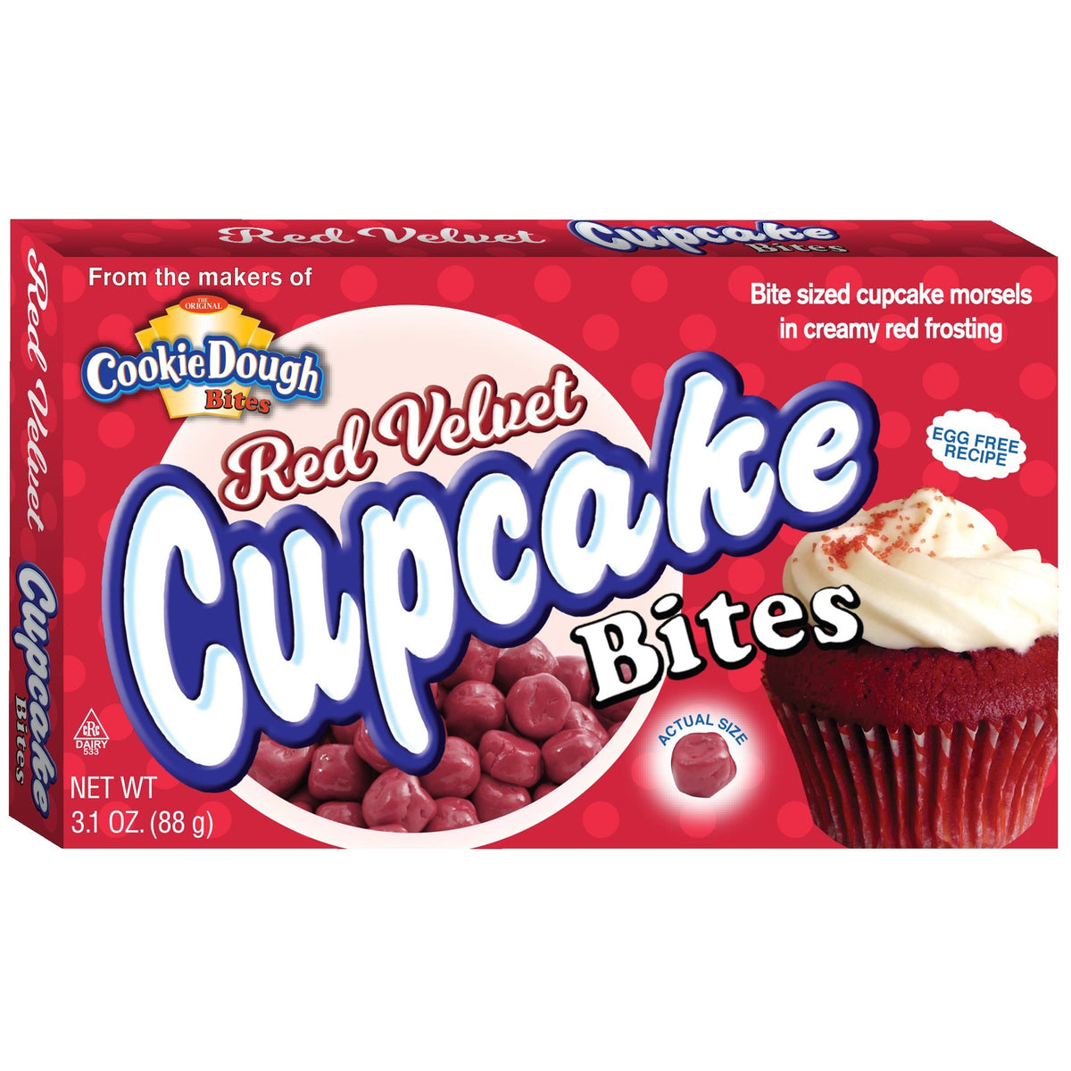 Cookie Dough Bites Red Velvet Theatre Box (Case of 12)