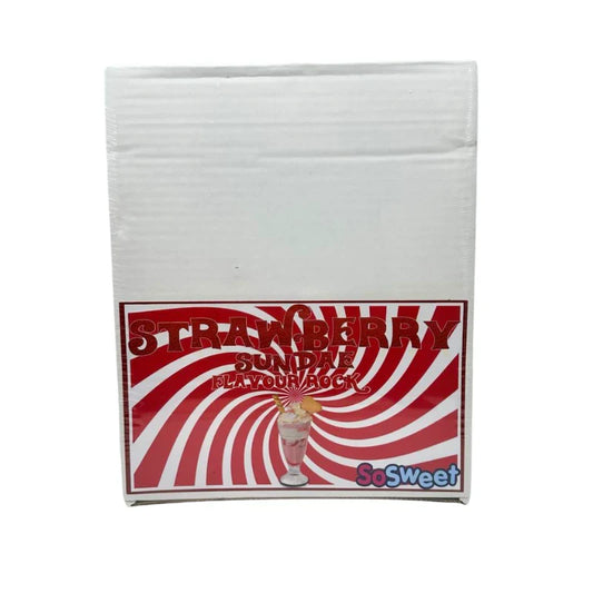 SoSweet Rock Bar Strawberry Sundae (Case of 120) 33g