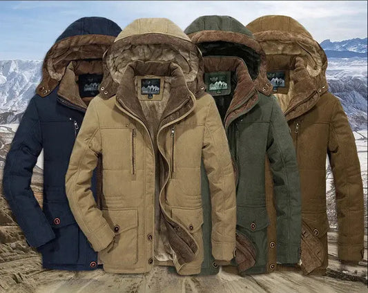 Avarati Winter King Men’s Jacket – Warm Insulated Hooded Winter Coat - AVARATI