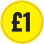 Price Stickers £1 (1 sheet) (60 per sheet)