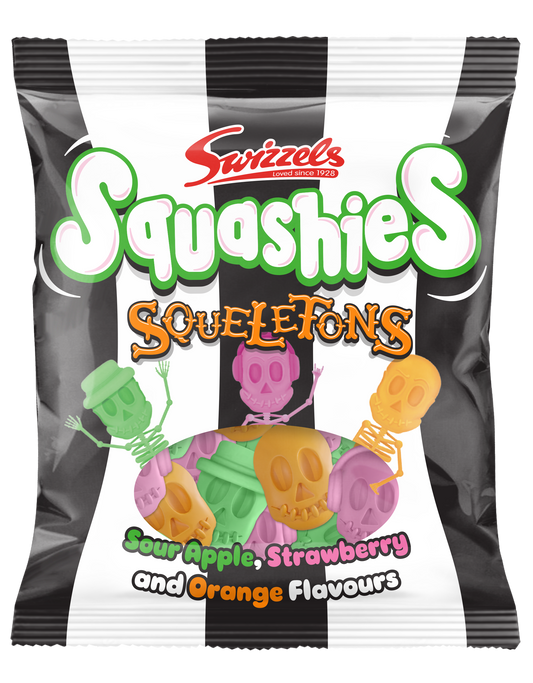 Swizzels Squashies Skeletons 120g (Case of 12)