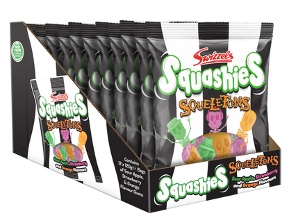 Swizzels Squashies Skeletons 120g (Case of 12)