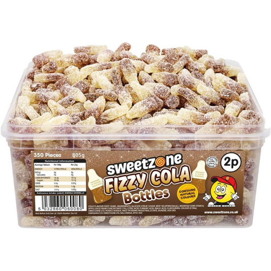 Sweetzone Fizzy Cola Bottles Tub 805g