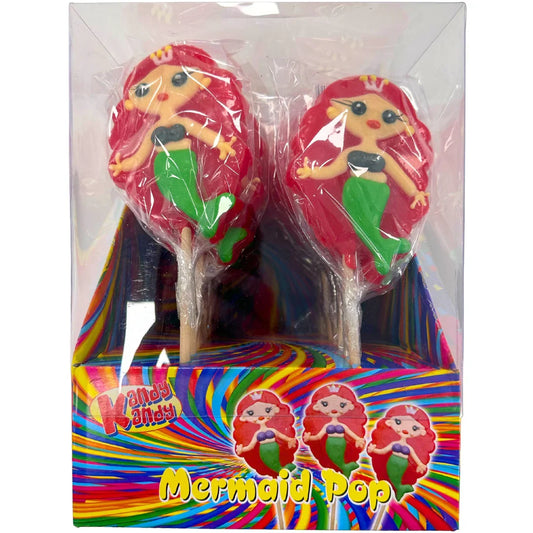 Kandy Kandy Mermaid Rock Lolly 100g (Case of 18)