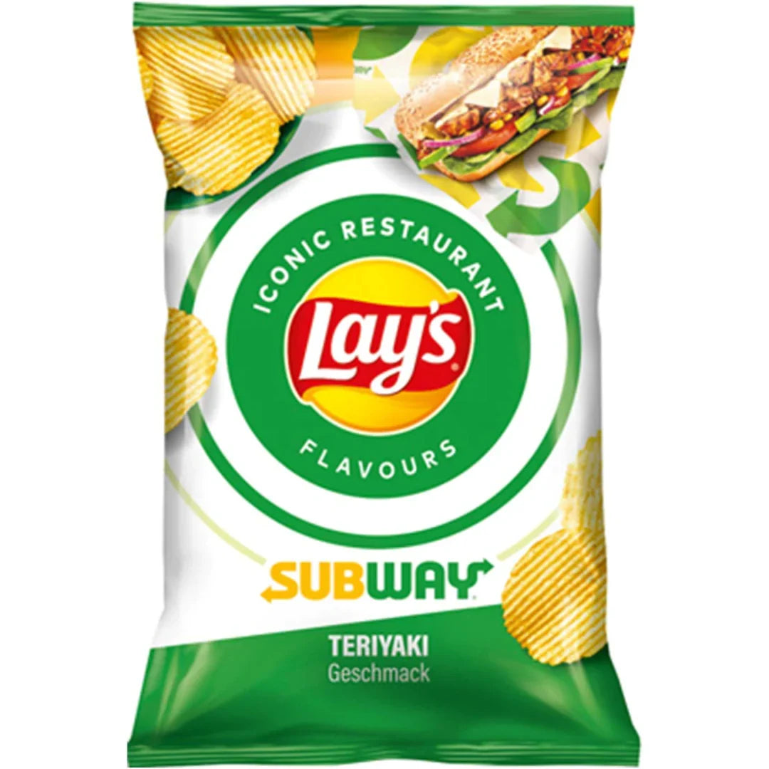 Lays Subway Teriyaki Bag 150g (Case of 9)