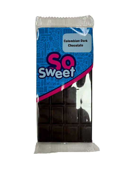 SoSweet Columbian Dark Chocolate Bar 80g (Case of 12)