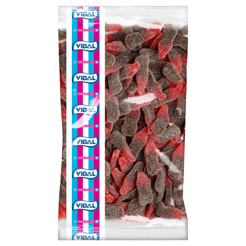Vidal Fizzy Cherry Cola Bottles Bag 3kg