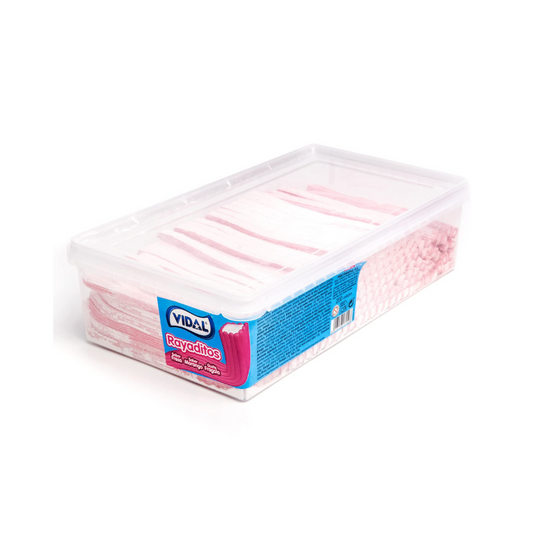 Vidal Strawberry Rayaditos Tub (200pcs)