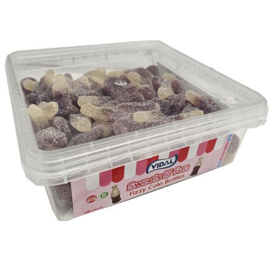 Vidal Fizzy Cola Bottles Tub 864g