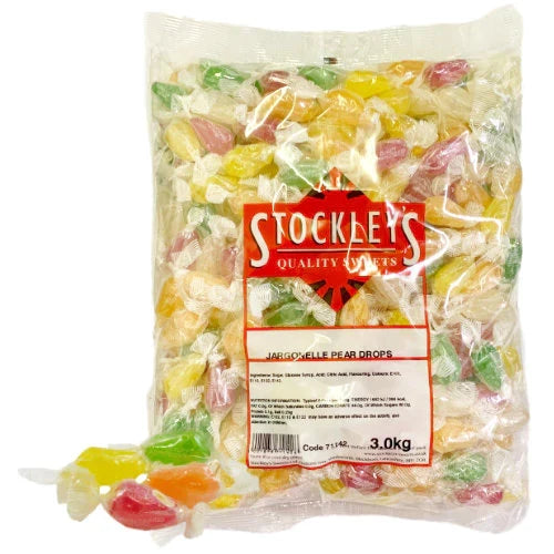 Stockleys Jargonelle Pear Drops Bag 3kg