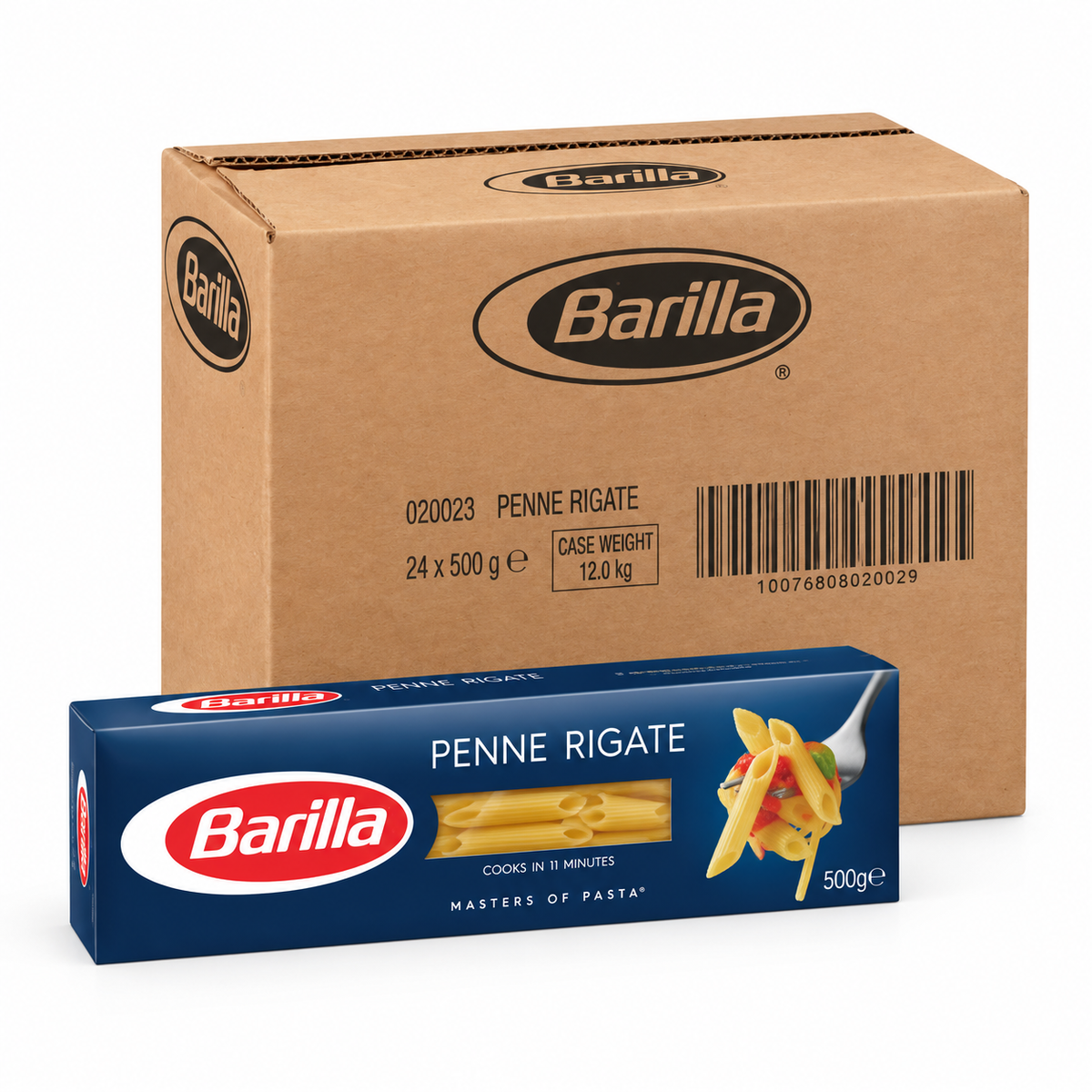 Barilla Penne Rigate - Bulk — Case of 24 × 500g
